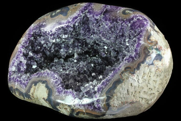 Purple Amethyst Geode - Uruguay #66693